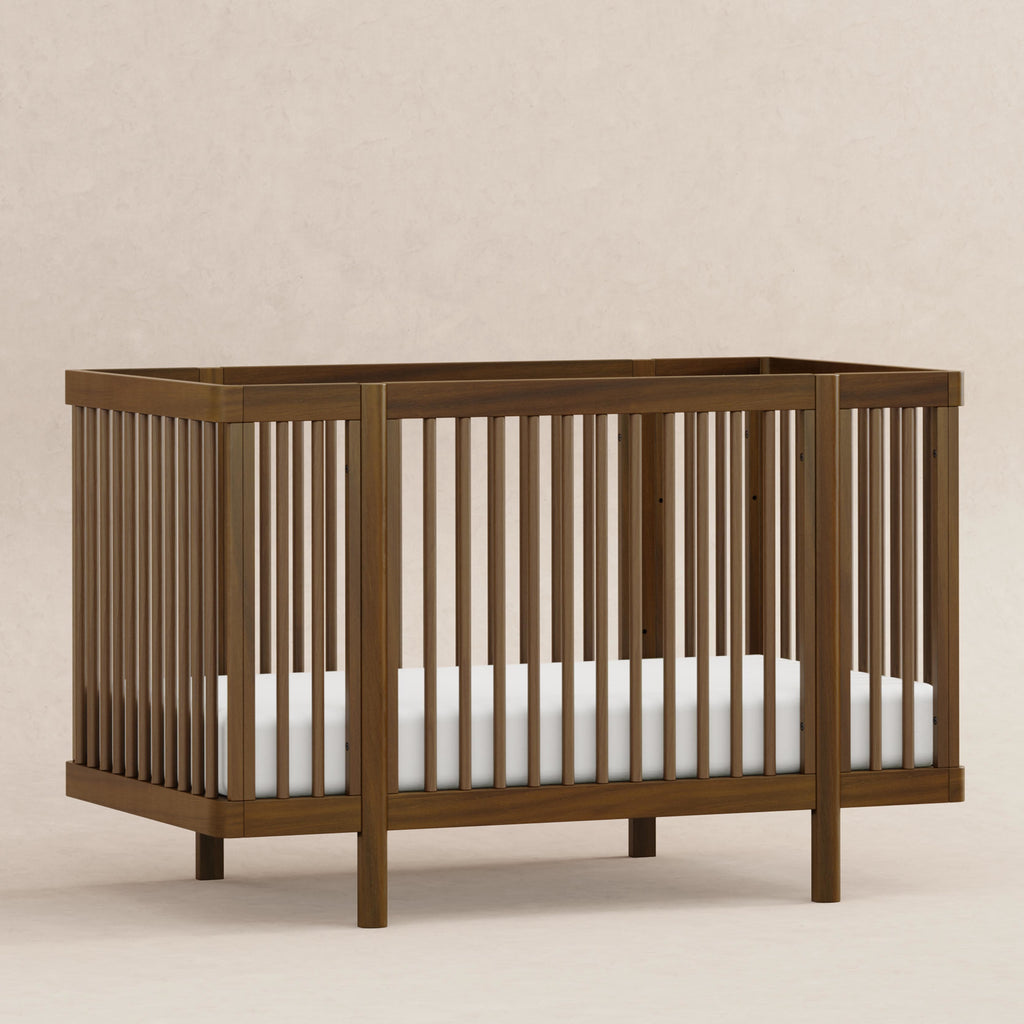 M29880NL,Babyletto,Pogo 8-in-1 Convertible Crib w/All-Stages Conversion Kits in Natural Walnut