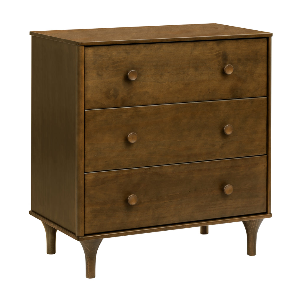 M9023NL,Babyletto,Lolly 3-Drawer Changer Dresser in Natural Walnut