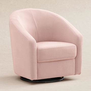 M5887BPV,Babyletto,Madison Swivel Glider in Blush Pink Velvet