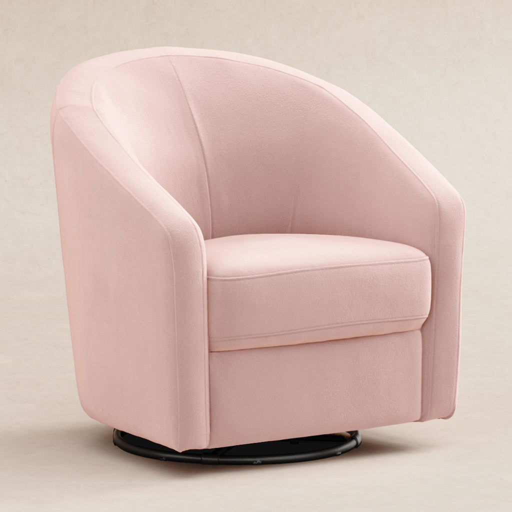 M5887BPV,Babyletto,Madison Swivel Glider in Blush Pink Velvet