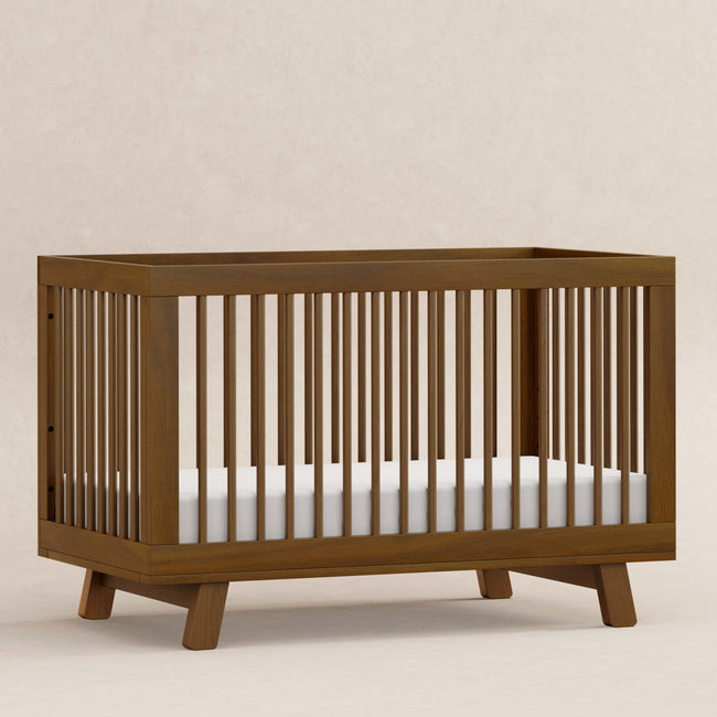 M4201NL,Babyletto,Hudson 3-in-1 Convertible Crib w/Toddler Bed Conversion Kit in Natural Walnut