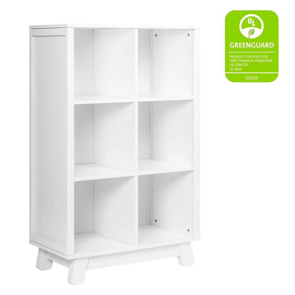 M4211W,Babyletto,Hudson Cubby Bookcase in White