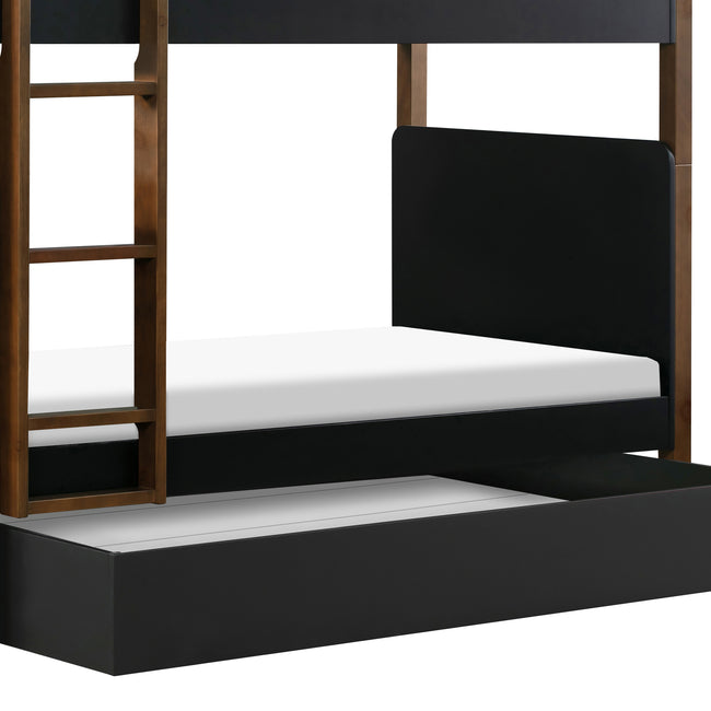 M18494BNL,Babyletto Kids,TipToe Bunk Bed in Black and Natural Walnut