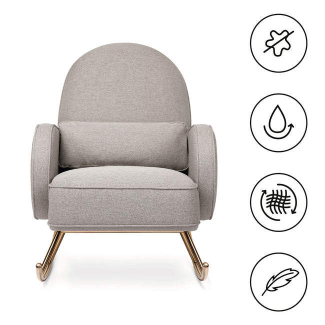 NW17087PGEW,Nursery Works,Compass Rocker in Performance Grey Eco-Weave