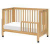 M6601HY,Babyletto,Maki Full-Size Folding Crib w/ Toddler Bed Conversion Kit in Honey