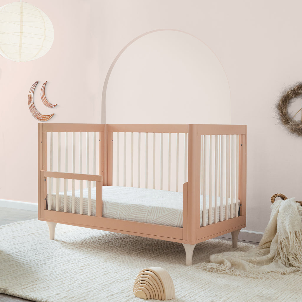 M9001CYNNX,Babyletto,Lolly 3-in-1 Convertible Crib w/Toddler Bed Conversion in Canyon/Washed Natural