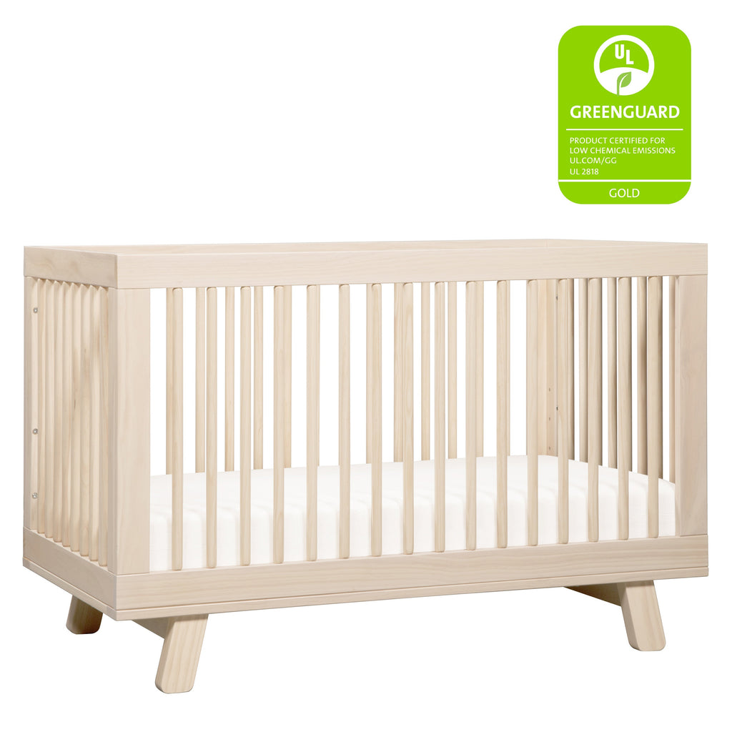 M4201NX,Hudson 3-in-1 Convertible Crib w/Toddler Bed Conversion Kit in Washed Natural