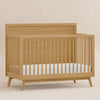 M15901HY,Babyletto,Palma Mid-Century 4-in-1 Convertible Crib w/ Toddler Bed Conversion in Honey