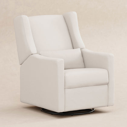 M11277PCMEW,Babyletto,Kiwi Recliner and Swivel Glider in Performance Cream Eco-Weave