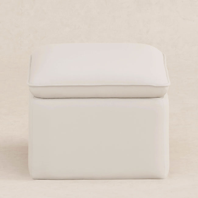 M20985PCMEW,Babyletto,Cali Storage Ottoman in Performance Cream Eco-Weave