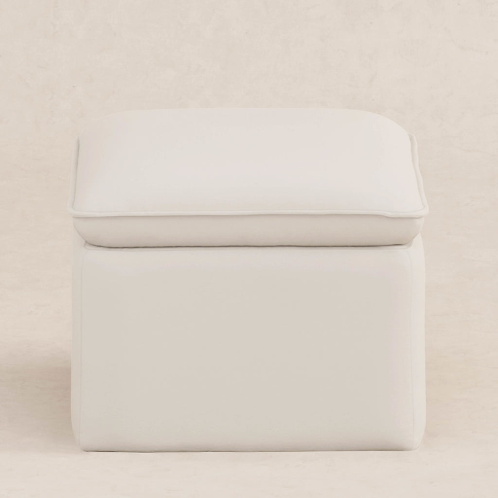 M20985PCMEW,Babyletto,Cali Storage Ottoman in Performance Cream Eco-Weave