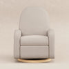 M23188PBEWLB,Babyletto,Nami Glider Recliner w/ Electronic Control and USB in Performance Beach Eco-Weave w/ Light Wood Base