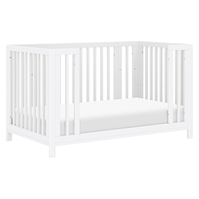 M30880W,Babyletto,Rolli 9-in-1 Convertible All-Stages® Crib w/ Bassinet & Toddler Bed Kits in White