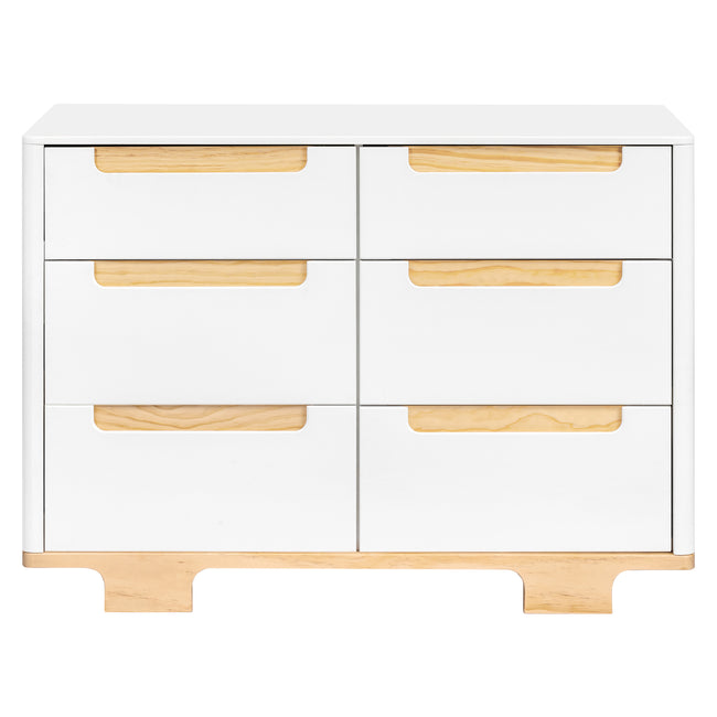 M23426WN,Babyletto,Yuzu 6-Drawer Dresser in White/Natural