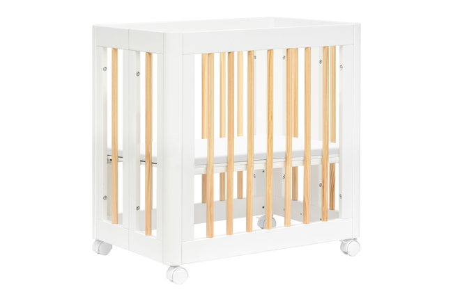 M23401WN,Babyletto,Yuzu 8-in-1 Convertible Crib w/All-Stages Conversion Kits in White/Natural