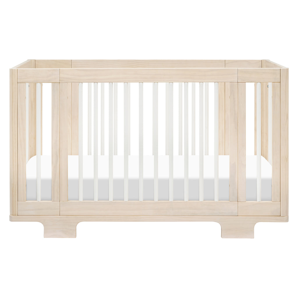 M23401NXW,Babyletto,Yuzu 8-in-1 Convertible Crib w/All-Stages Conversion in Washed Natural/White