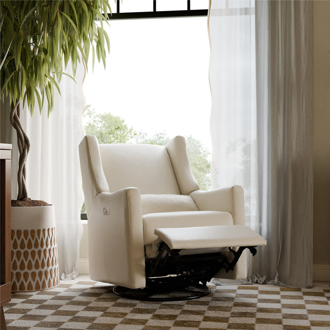 M11288PBEW,Babyletto,Kiwi Glider Recliner w/ Electronic Control and USB in Performance Beach Eco-Weave