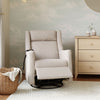 M11283PBEW,Babyletto,Kiwi Deluxe Power Glider Recliner w/Heat&Massage in Performance Beach Eco-Weave
