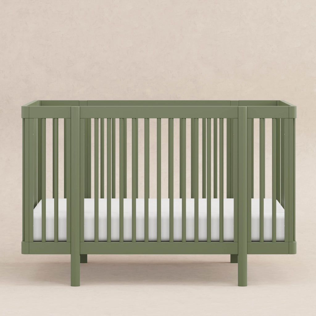 M29880OL,Babyletto,Pogo 8-in-1 Convertible Crib w/All-Stages Conversion Kits in Olive