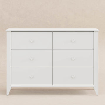 M10326W,Babyletto,Sprout 6-Drawer Double Dresser in White
