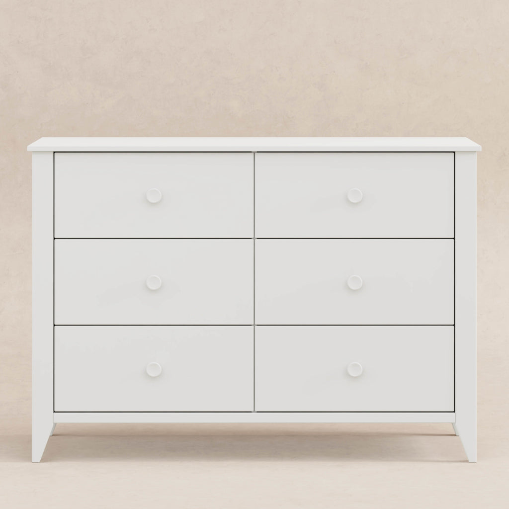 M10326W,Babyletto,Sprout 6-Drawer Double Dresser in White