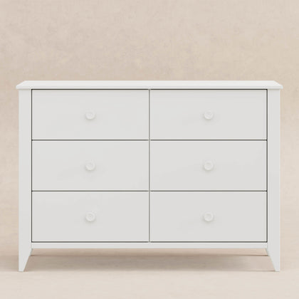 M10326W,Babyletto,Sprout 6-Drawer Double Dresser in White