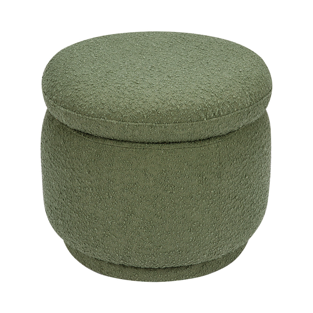 M22985OB,Babyletto,Enoki Storage Ottoman in Olive Boucle