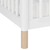 M12901WNX,Babyletto,Gelato 4-in-1 Convertible Crib w/Toddler Conversion Kit in White  NX Feet