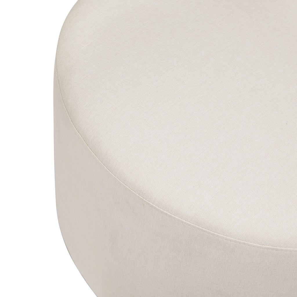 M10185PCMEW,Babyletto,Tuba Gliding Ottoman in Performance Cream Eco-Weave