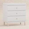 M12923WNX,Babyletto,Gelato 3-Drawer Changer Dresser  Washed Natural Ft w/Removable Changing Tray in White