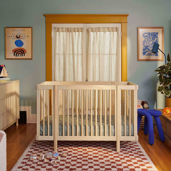 M29880BD,Babyletto,Pogo 8-in-1 Convertible Crib w/All-Stages Conversion Kits in Blonde