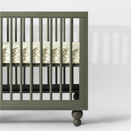 All-Stages® Midi Crib Sheet in GOTS Certified Organic Brushed Cotton by Nate Berkus