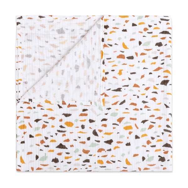 T29138,Babyletto,Terrazzo Muslin Swaddle in GOTS Certified Organic Cotton