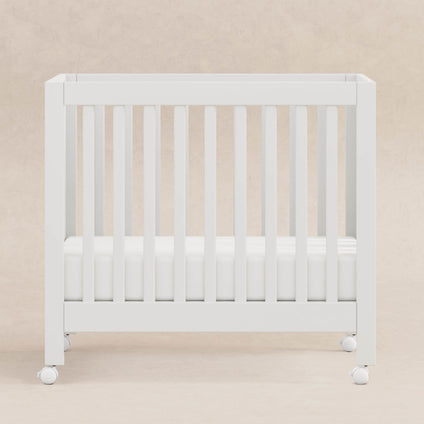 M6698W,Babyletto,Origami Mini Crib in White Finish