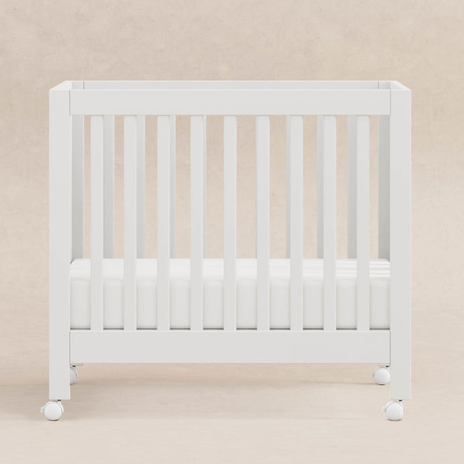 M6698W,Babyletto,Origami Mini Crib in White Finish