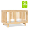 M4201N,Babyletto,Hudson 3-in-1 Convertible Crib w/Toddler Bed Conversion Kit in Natural Finish