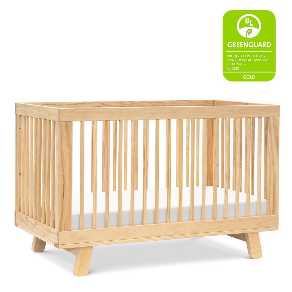 M4201N,Hudson 3-in-1 Convertible Crib w/Toddler Bed Conversion Kit in Natural Finish