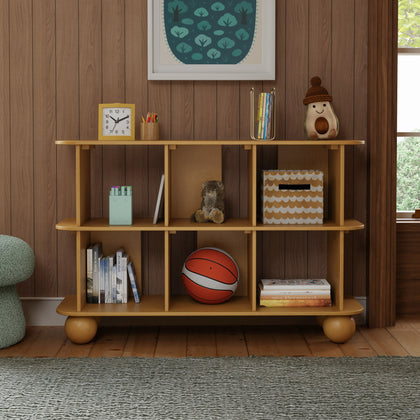 M31811HY,Babyletto Kids,Crosby Open Bookcase in Honey