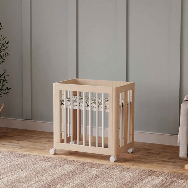 M23401NXW,Yuzu 8-in-1 Convertible Crib w/All-Stages Conversion in Washed Natural/White