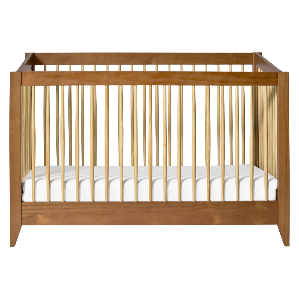 M10301CTN,Babyletto,Sprout 4-in-1 Convertible Crib w/Toddler Bed Conversion Kit in Chestnut&Natural