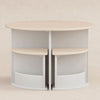 M31720WNX,Babyletto Kids,Nessa Nesting Play Table in White and Washed Natural