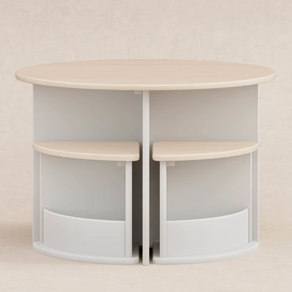 M31720WNX,Babyletto Kids,Nessa Nesting Play Table in White and Washed Natural
