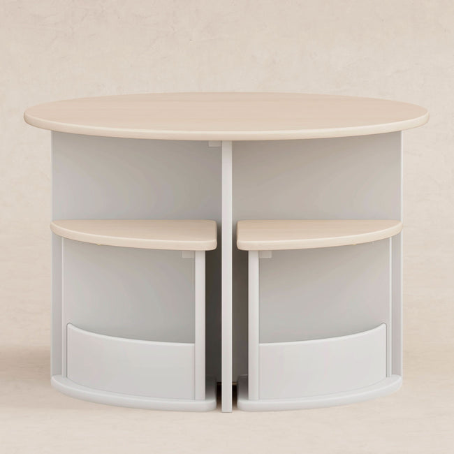 M31720WNX,Babyletto Kids,Nessa Nesting Play Table in White and Washed Natural