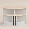 M31720WNX,Babyletto Kids,Nessa Nesting Play Table in White and Washed Natural