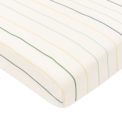 Mini Crib Sheet in GOTS Certified Organic Brushed Cotton
