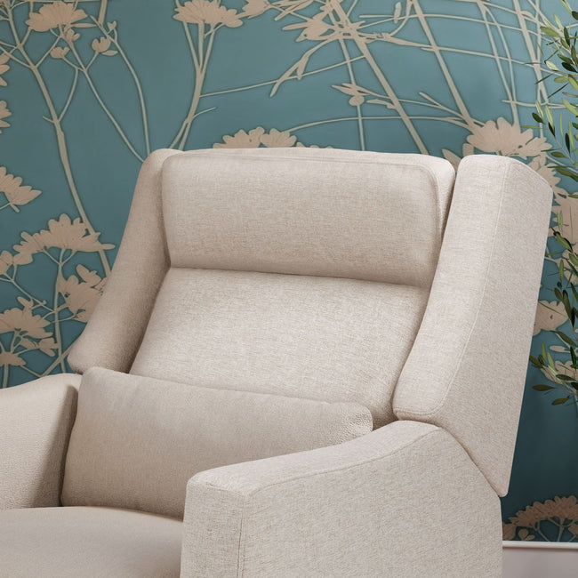 M11286PBEW,Babyletto,Kiwi Plus Power Glider Recliner w/ Power Headrest in Performance Beach Eco-Weave