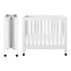M6698W,Babyletto,Origami Mini Crib in White Finish