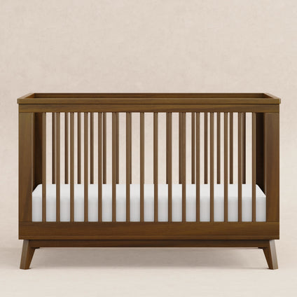 M5801NL,Babyletto,Scoot 3-in-1 Convertible Crib w/Toddler Bed Conversion Kit in Natural Walnut