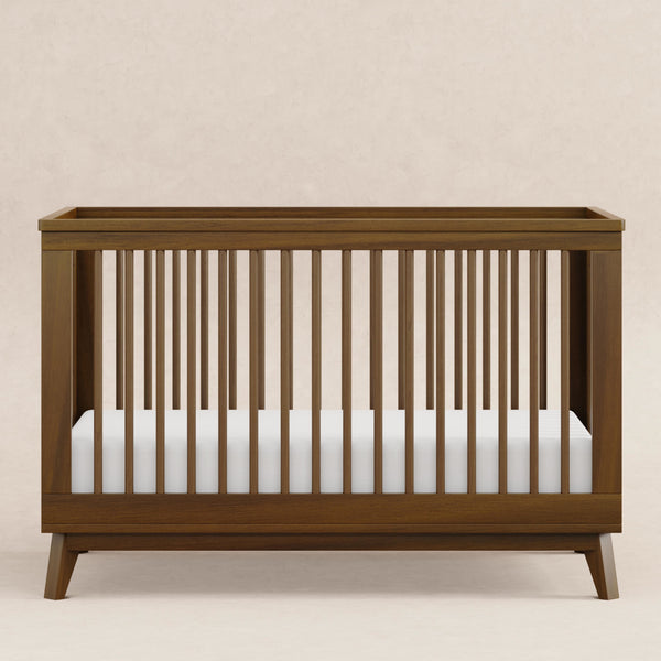 M5801NL,Babyletto,Scoot 3-in-1 Convertible Crib w/Toddler Bed Conversion Kit in Natural Walnut