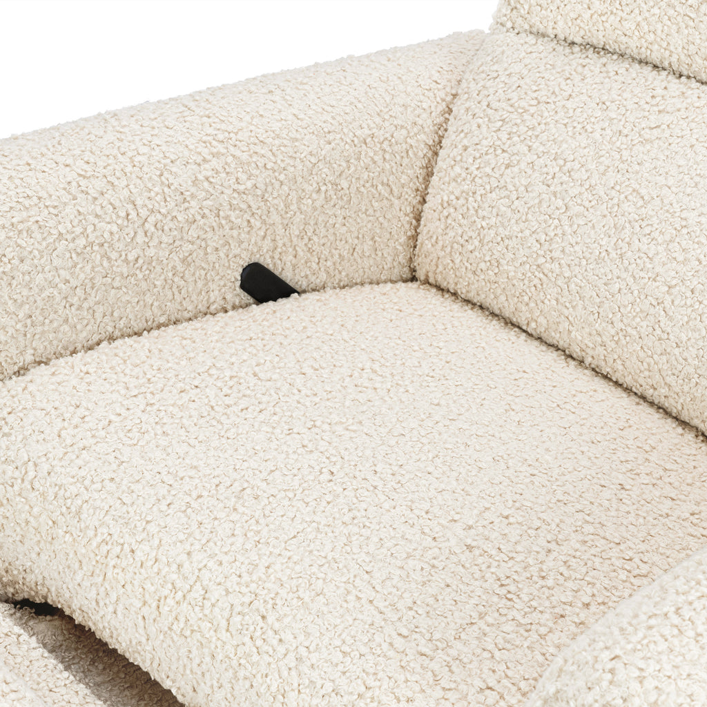 M30087AT,Babyletto,Rainbow Recliner and Swivel Glider in Almond Teddy Loop